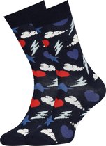 Happy Socks herensokken Storm Socks - stormachtig blauw -  Maat 41-46