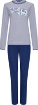 Pastunette Pyjama lange broek - 520 Blue - maat 46 (46) - Dames Volwassenen - 100% katoen- 20232-134-2-520-46