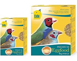 Cédé Eivoer Exoten - Eivoer voor vogels - Vogelvoer - Vuurvink (Lagonosticta senegala) - Blauwfazantje (Uraeginthus bengalus)