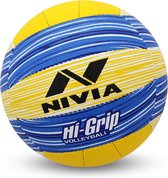 Nivia Kross rubberen handgestikte volleybal, (veelkleurig) maat -4