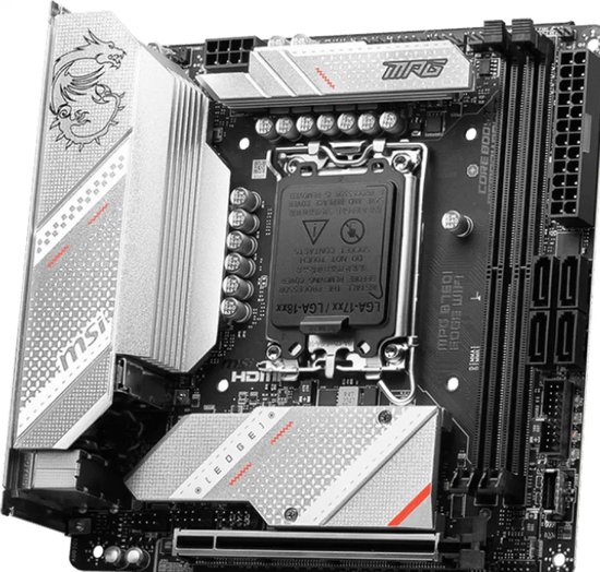 MSI MPG B760I Edge WiFi Moederbord Mini ITX Socket LGA 1700