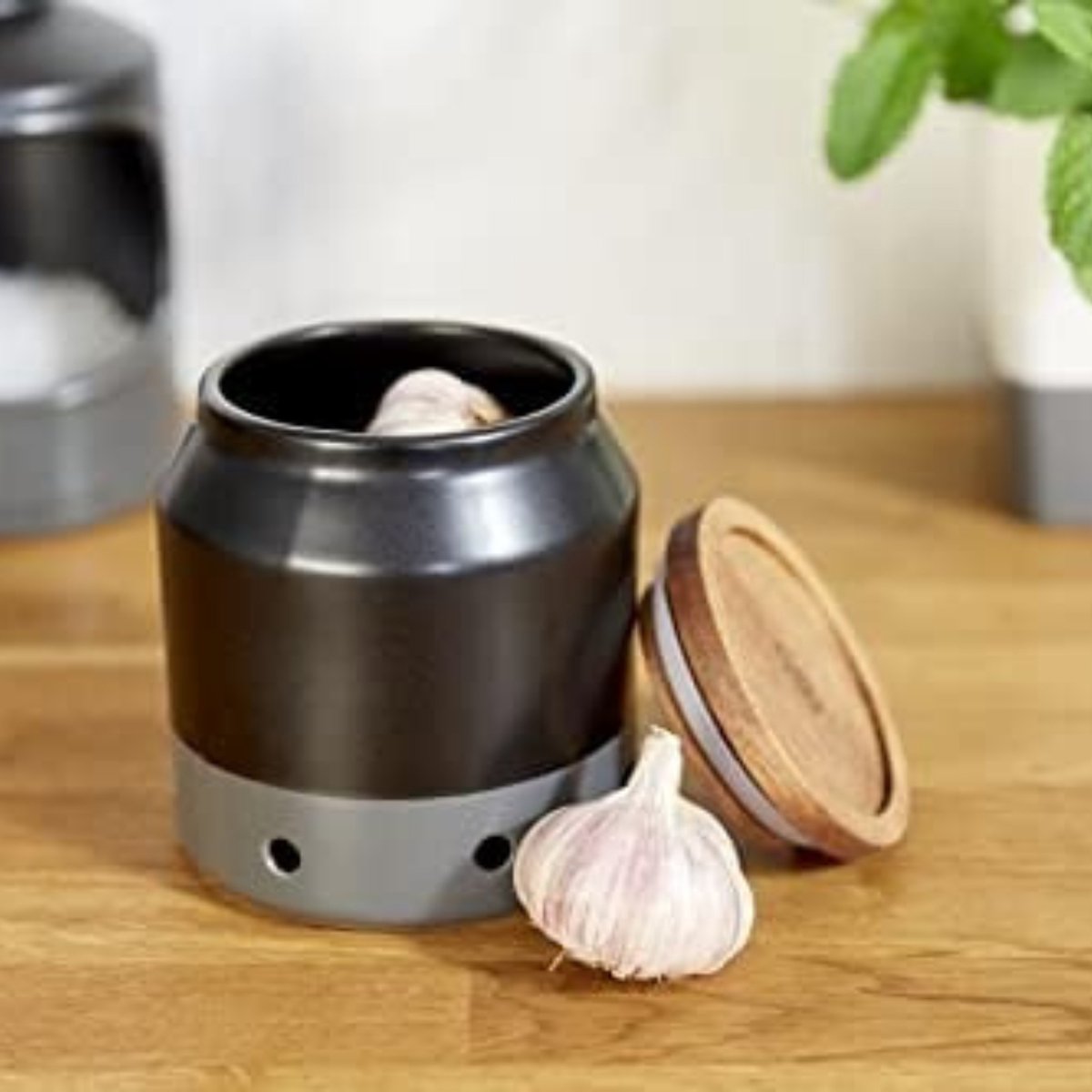 PRITOK Knoflook opslag met deksel