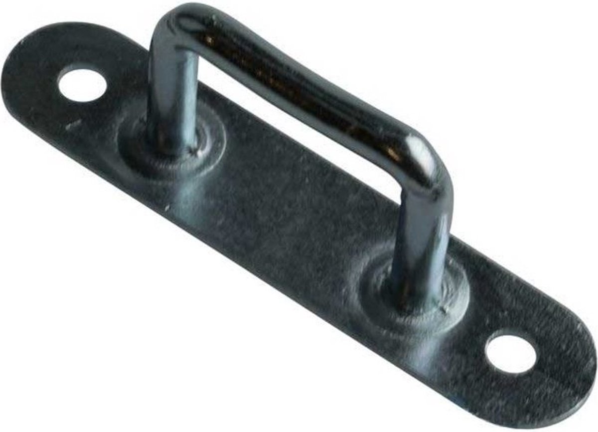 Zeilogen - 15mm - onderplaat smal - Zwart
