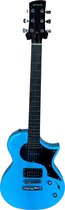 Ammoon blauwe elektrische gitaar Single cut model