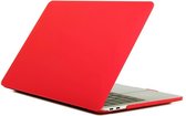 By Qubix MacBook Air 13,6 inch case - rood (2022) - MacBook Air (M2 Chip) - Cover geschikt voor Apple MacBook Air (A2681)