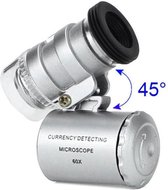 CHPN - Microscoop - Mini-Microscoop - Compacte microscoop - LED & UV Verlichting - Cadeau - Loep - Universeel