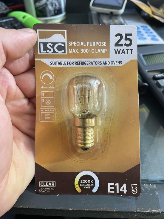 Transparant heb vertrouwen meel T25 lamp(je) ovenlampje ijskast lampje 125 lumen / 25 watt LSC | bol