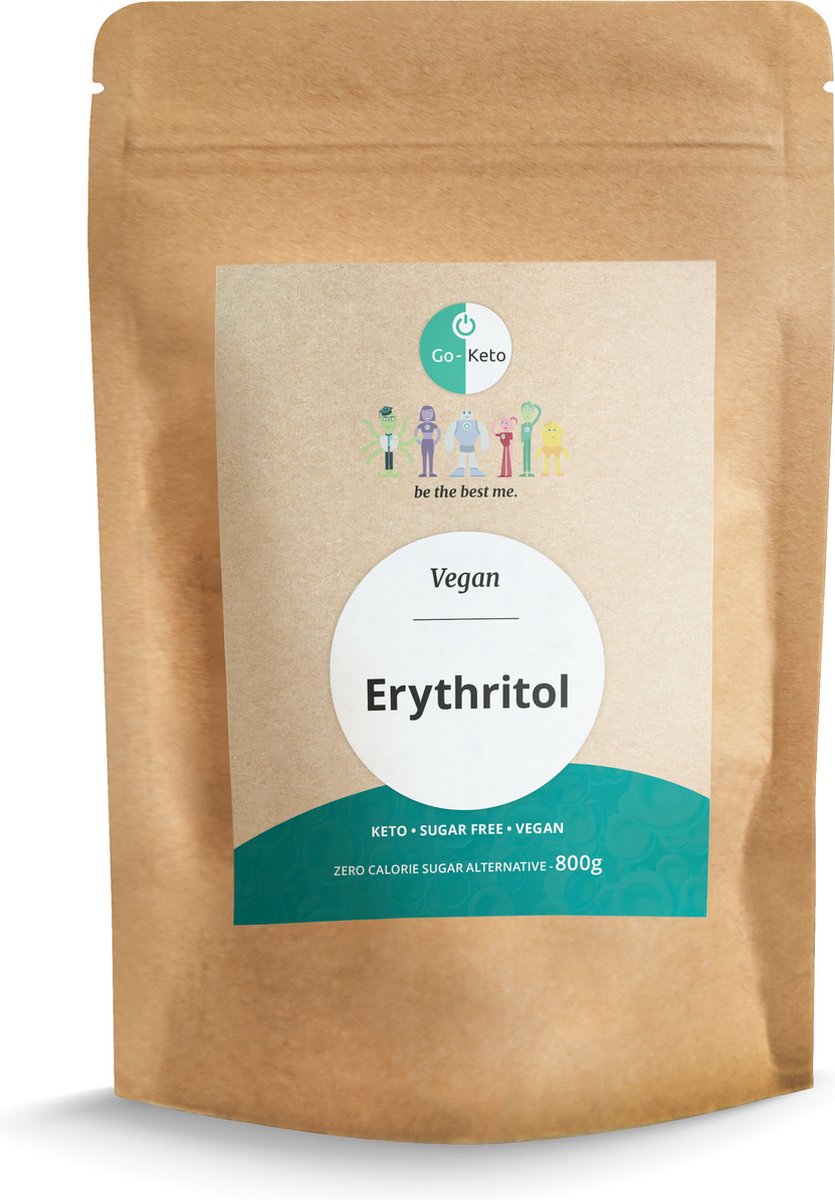 Goedkoopste Erythritol Premium Zoetstof Go-Keto 800gr