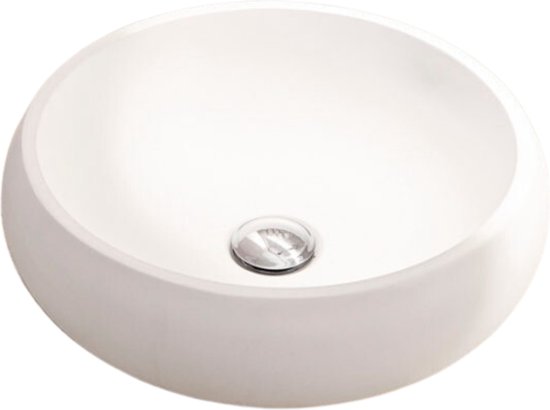 Vasque à encastrer composite rondo Ø36cm blanc mat | bol