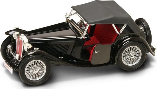 Modelauto MG TC 1947 18 cm schaal 1:18 - speelgoed auto schaalmodel