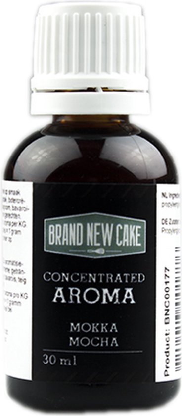 BrandNewCake® Geconcentreerde Aroma Mokka 30ml - Aroma en Smaakmaker - Smaakversterker - Bakken - Bakingrediënten