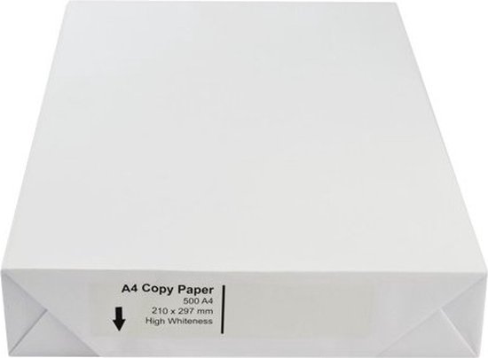 Papier blanc, format A4, 80gr