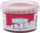 BrandNewCake® Chocex Dip 'n Drip Rood 270gr - Cake Drip - Taartdecoratie - Taartversiering