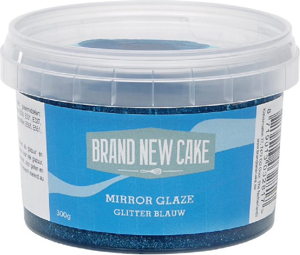 BrandNewCake® Mirror Glaze Blauw 300gr - Spiegelglazuur - Taart en Dessert Decoraties