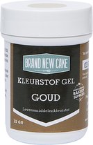 BrandNewCake® Kleurstof Gel Goud 35gr - Eetbare Voedingskleurstof - Kleurstof Bakken