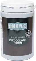 BrandNewCake® Kleurstof Gel Chocolade Bruin 1kg - Eetbare Voedingskleurstof - Kleurstof Bakken
