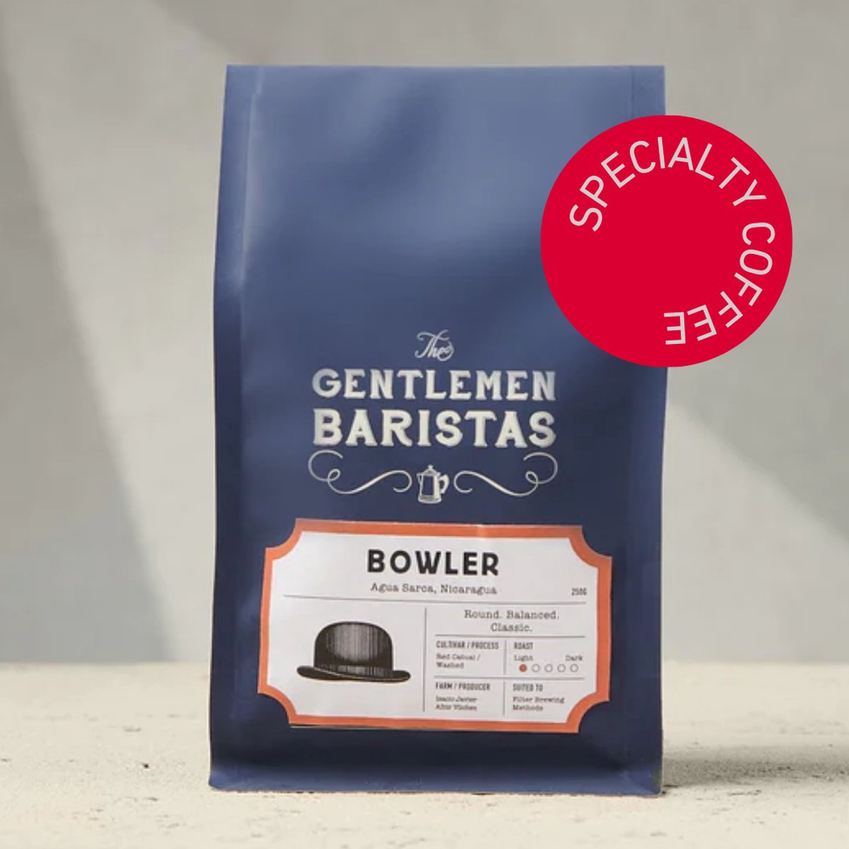 Koffiebonen 'Bowler' - Specialty koffie - 1000g