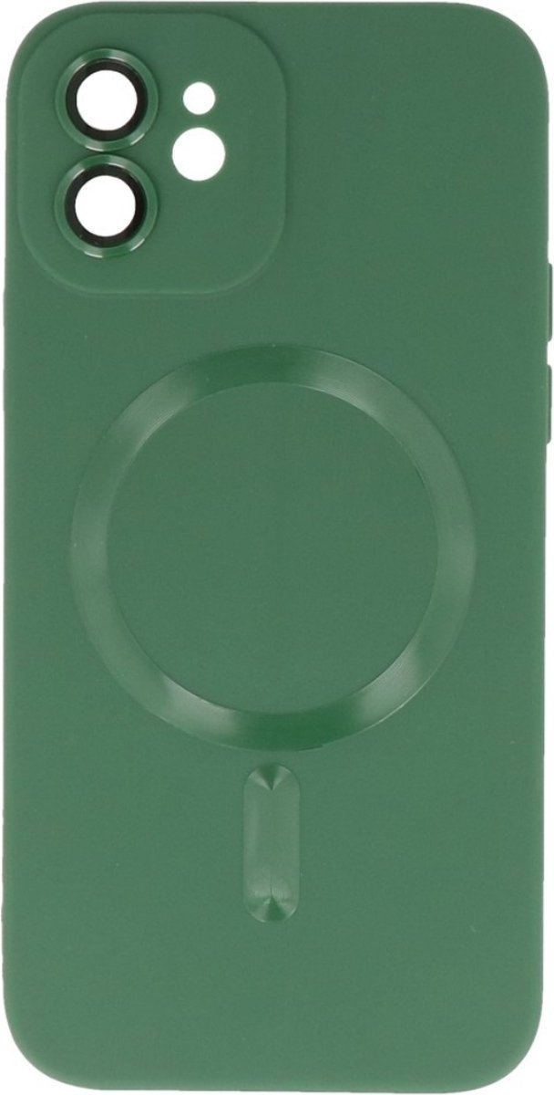 MagSafe Hoesje voor iPhone 12 Donker Groen