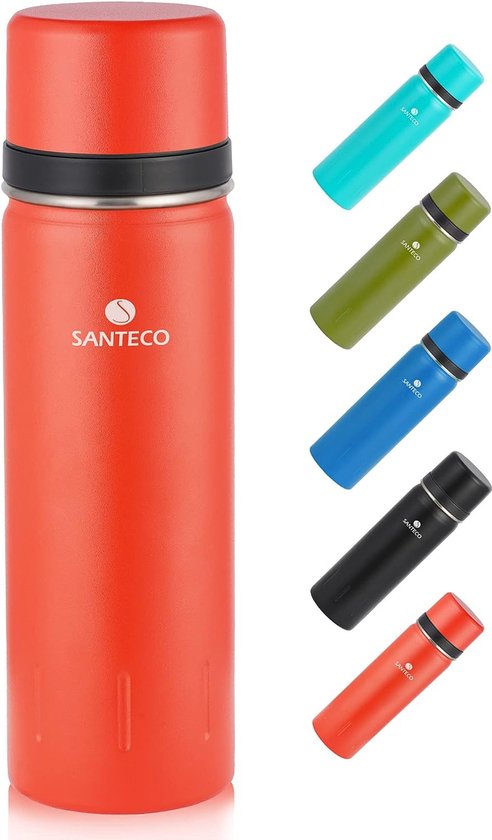 THERMOcafé by THERMOS TC Bottle Thermosfles, Roestvrij Staal, Blauw Mat, 500ml THERMOcafé by THERMOS TC Bottle Thermosfles, Roestvrij Staal, Blauw Mat, 500ml