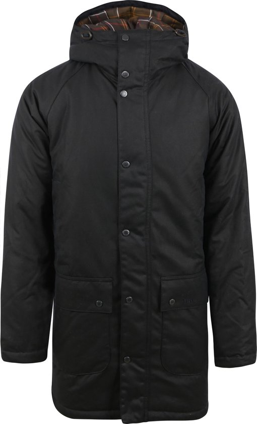 Barbour Cire Parka Marine Homme Taille XXL Coupe moderne bol