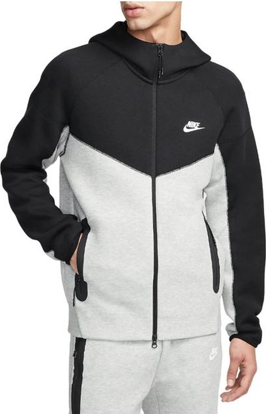 Nike Tech Fleece Vest - Grijs/Zwart - Maat XL - Heren