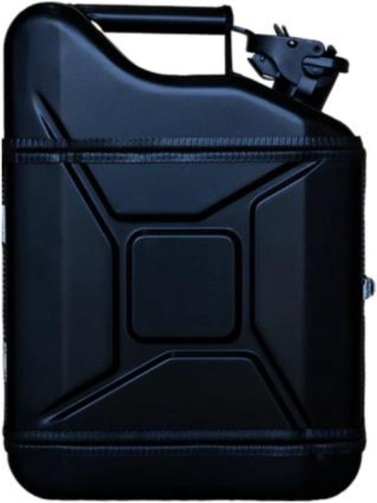 Jerrycan wijn bar - zwart - 20L - inc. glazen