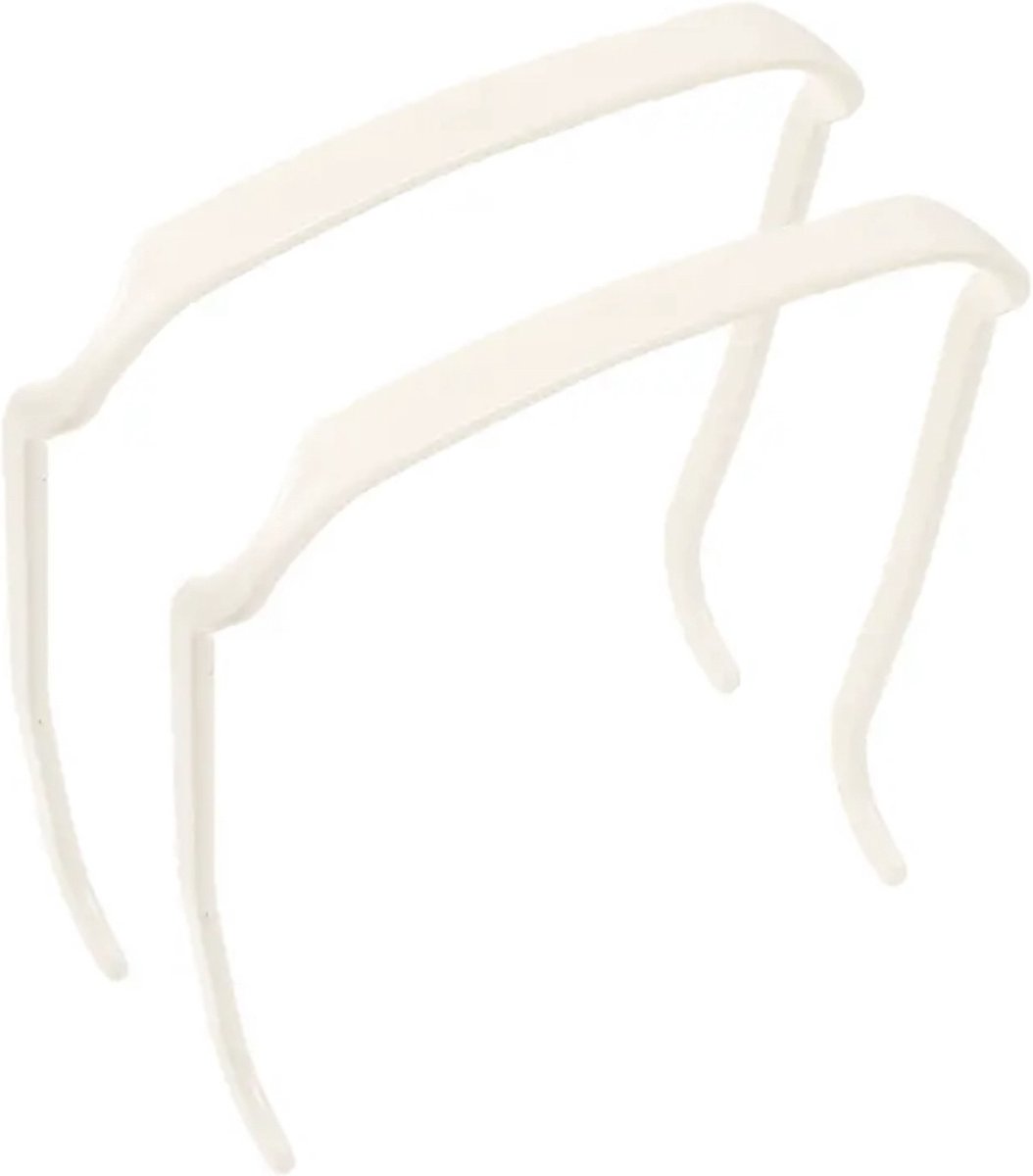 Zonnebril Haarband - Set van 2 - Zonnebril Haarband Effect - Haarband Zonnebril - Haarband- Haarbanden- 2 stuks - Wit