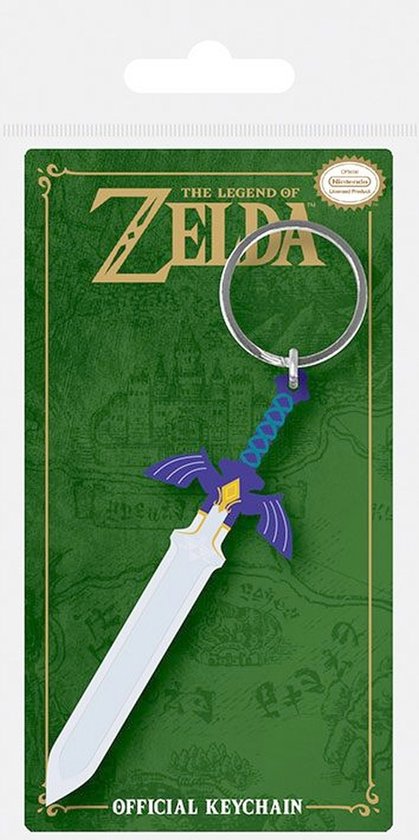 ZELDA - Porte-clés en caoutchouc - Master Sword