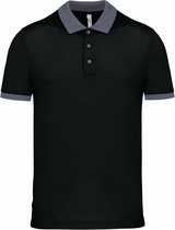 Proact Polo Sport Pro qualité premium - noir/gris - tissu mesh polyester - pour homme M