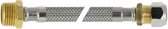 Bonfix - Flexible - Bonfix de raccordement en acier inoxydable - 3 -8" x 10 mm - mâle dr. x compression - longueur 35 cm - agrément KIWA