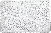 1x Rechthoekige placemats glanzend zilver 29 x 44 cm - Tafeldecoratie - Borden onderleggers van kunststof