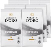 Celeste d'Oro - Finest Espresso - Grains de café - Grains d'espresso - Arabica - 6 x 250g