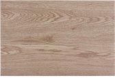 Rechthoekige placemat hout print dennen - PVC - 45 x 30 cm - Onderleggers