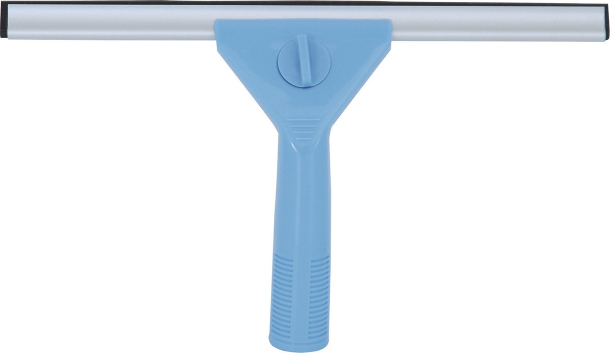 Goedkoopste MSV Raamwisser/raamtrekker - kunststof handvat - blauw - 24 cm breed - douche wisser