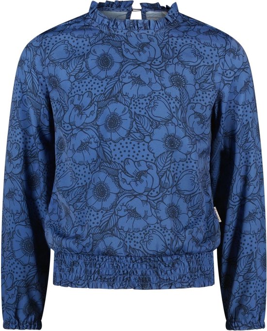 Meisjes blouse - Great bloemen AOP