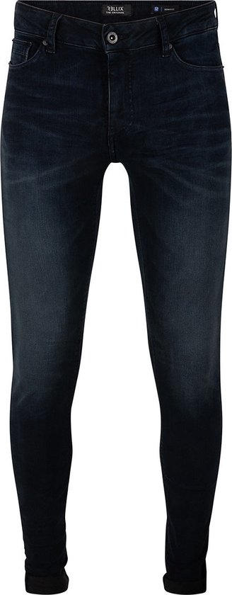 Rellix Xyan Skinny Jeans Jongens - Broek - Donkerblauw - Maat 140