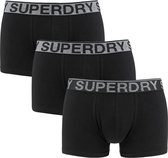 Superdry 3P boxer trunks basic zwart - XL