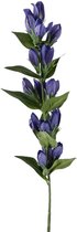 Viv! Home Luxuries Gentiaan - zijden bloem - donkerblauw - 66cm