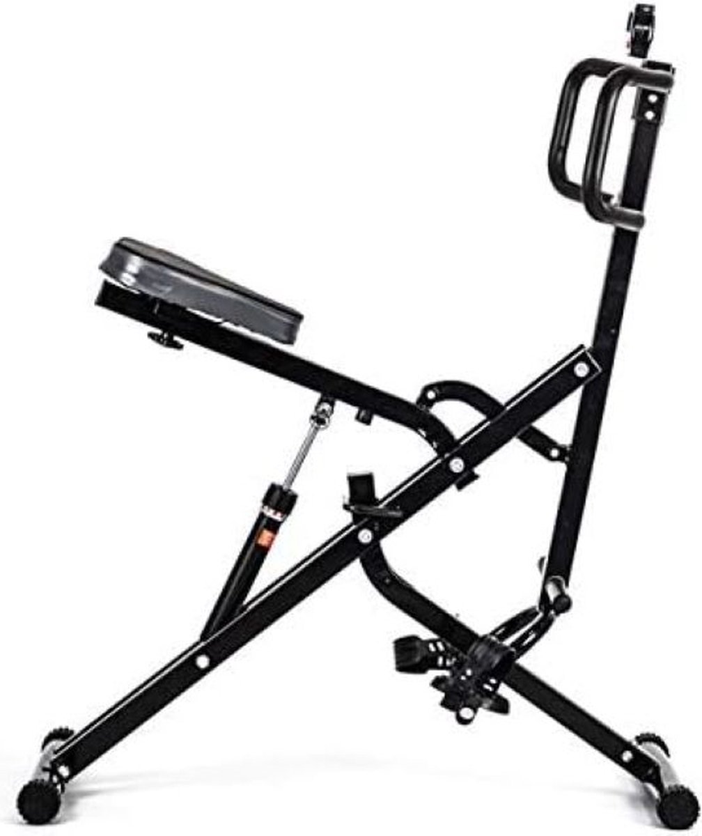 TechFit All Crunch fitnessapparaat, dual bike, full-body training, opvouwbaar, voor het verstevigen van de benen, rug, armen, billen en buik