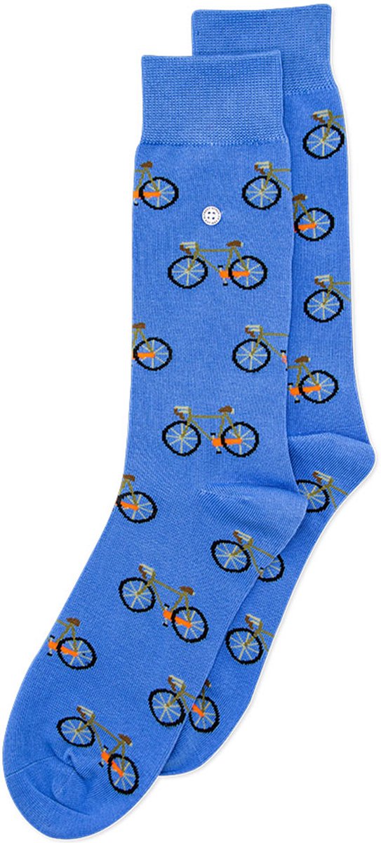 Alfredo Gonzales Fiets Sokken AG-Sk-BIC-01 113 Light Blue/Green S(38-41)