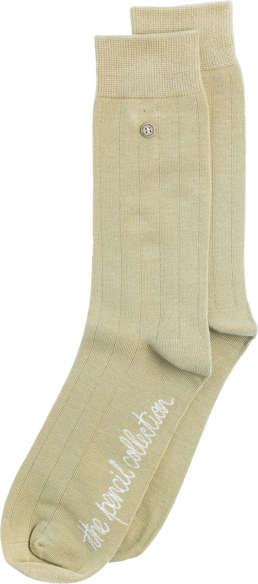 Alfredo Gonzales unisex sokken pencil classic beige