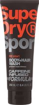 Superdry Sport RE:Start Hair + Body Wash - 6x250ml - Voordeelverpakking