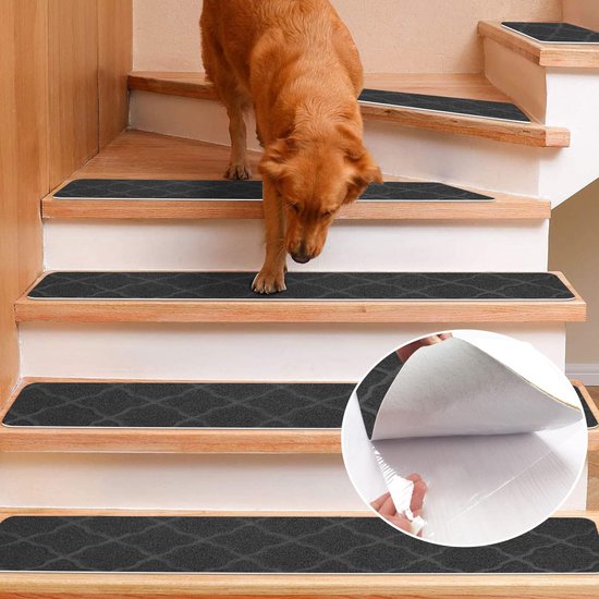 Marches D'Escalier De SéCurité AntidéRapantes pour Escaliers IntéRieurs Ou  ExtéRieurs, Bande De SéCurité Auto-AdhéSive AntidéRapante, Bande De