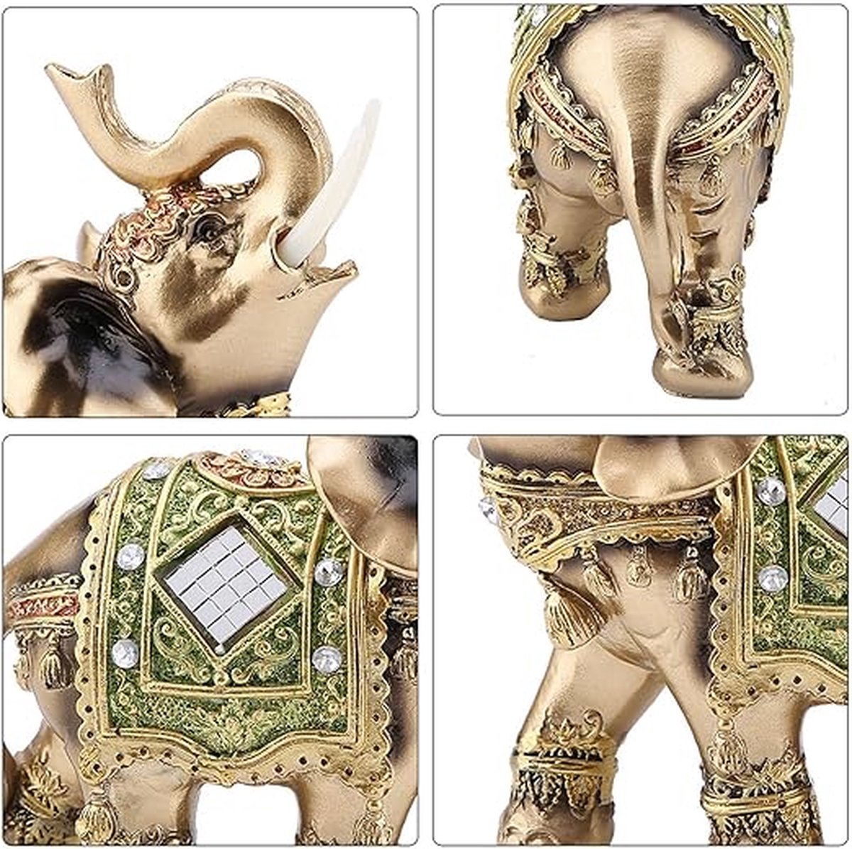 Feng Shui Olifant Standbeeld, Lucky Wealth Olifant Standbeeld