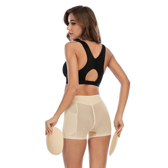 Linorie Boxer Push-Up pour les hanches - Beige - XL