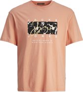 JACK&JONES JORARUBA AOPBRANDING TEE SS CREW NECK LN Heren T-shirt - Maat XL