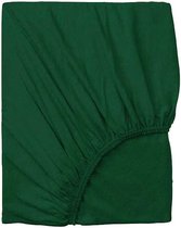 Hoeslaken Dubbel Jersey Groen 80/90x220 + 40 cm