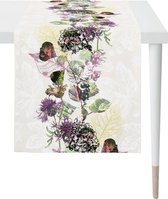 Tafelloper 46 x 140 cm - bloemen - 100% katoen