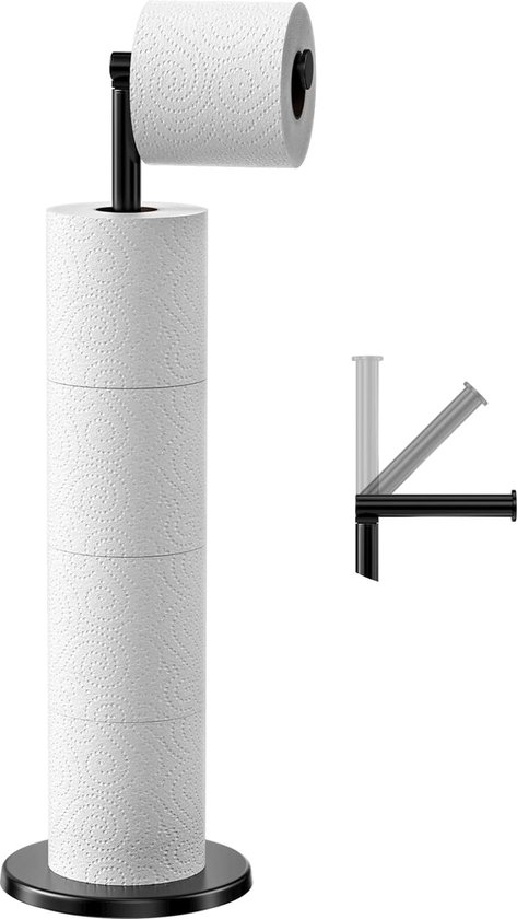 Porte-rouleau de papier toilette encastré en acier inoxydable Presto