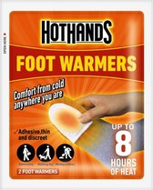 Hothands voetwarmers Oranje 2 Stuks
